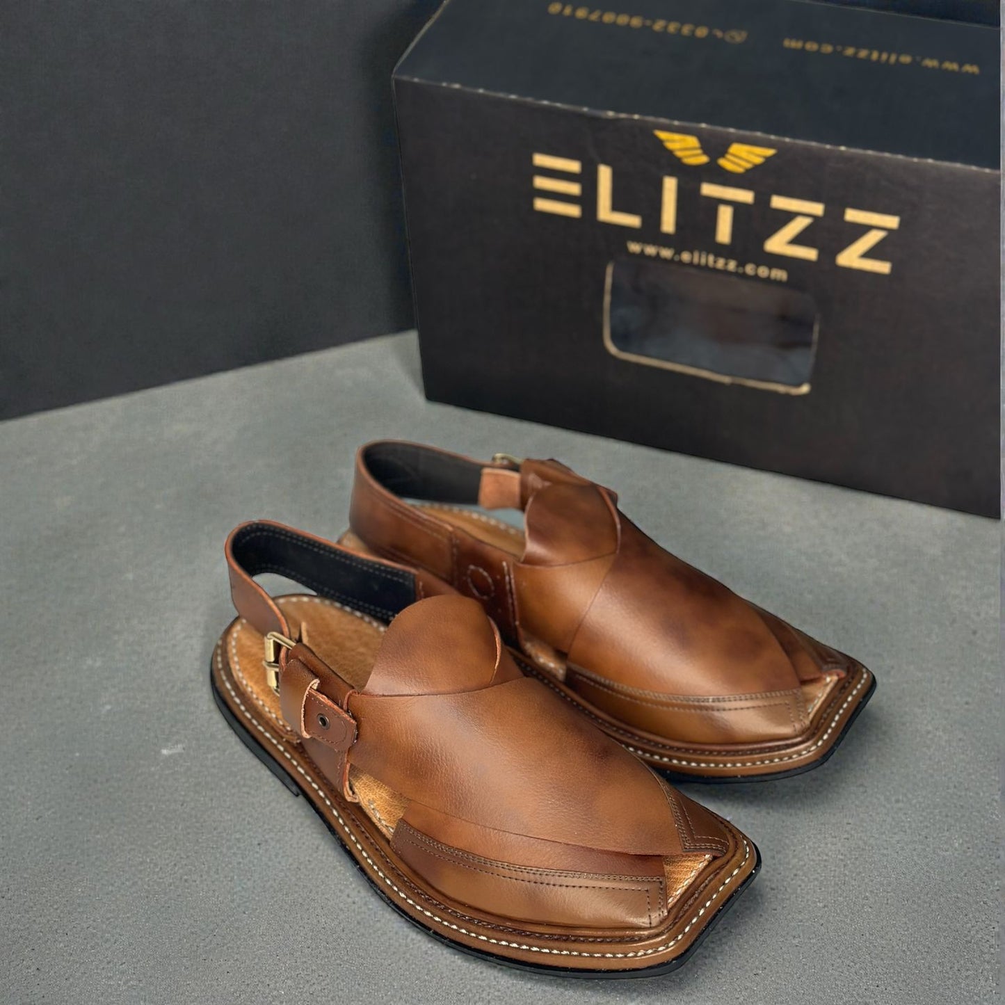 ELITZZ TRIPLE GEAR BROWN DOUBLE SHADE (AZ-016)