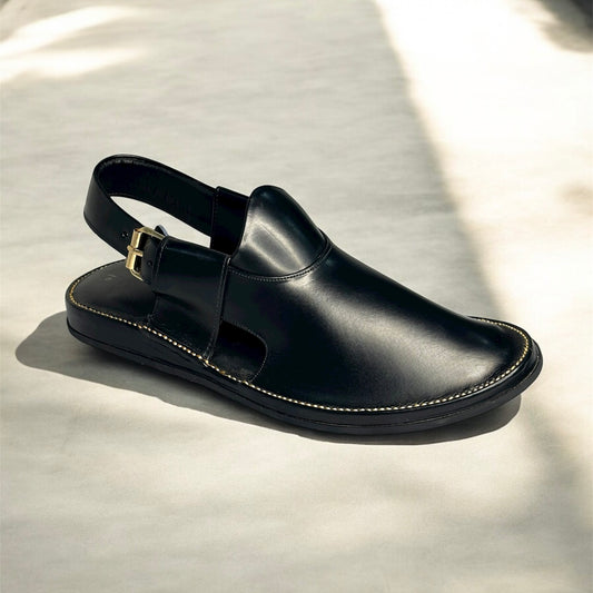 ELITZZ JEANS CHAPPAL BLACK (AZ-021)