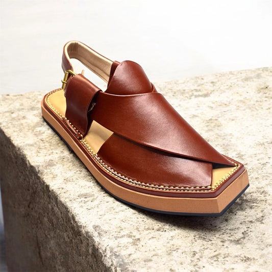 ELITZZ PREMIUM KAPTAAN REDISH BROWN (AZ-022)