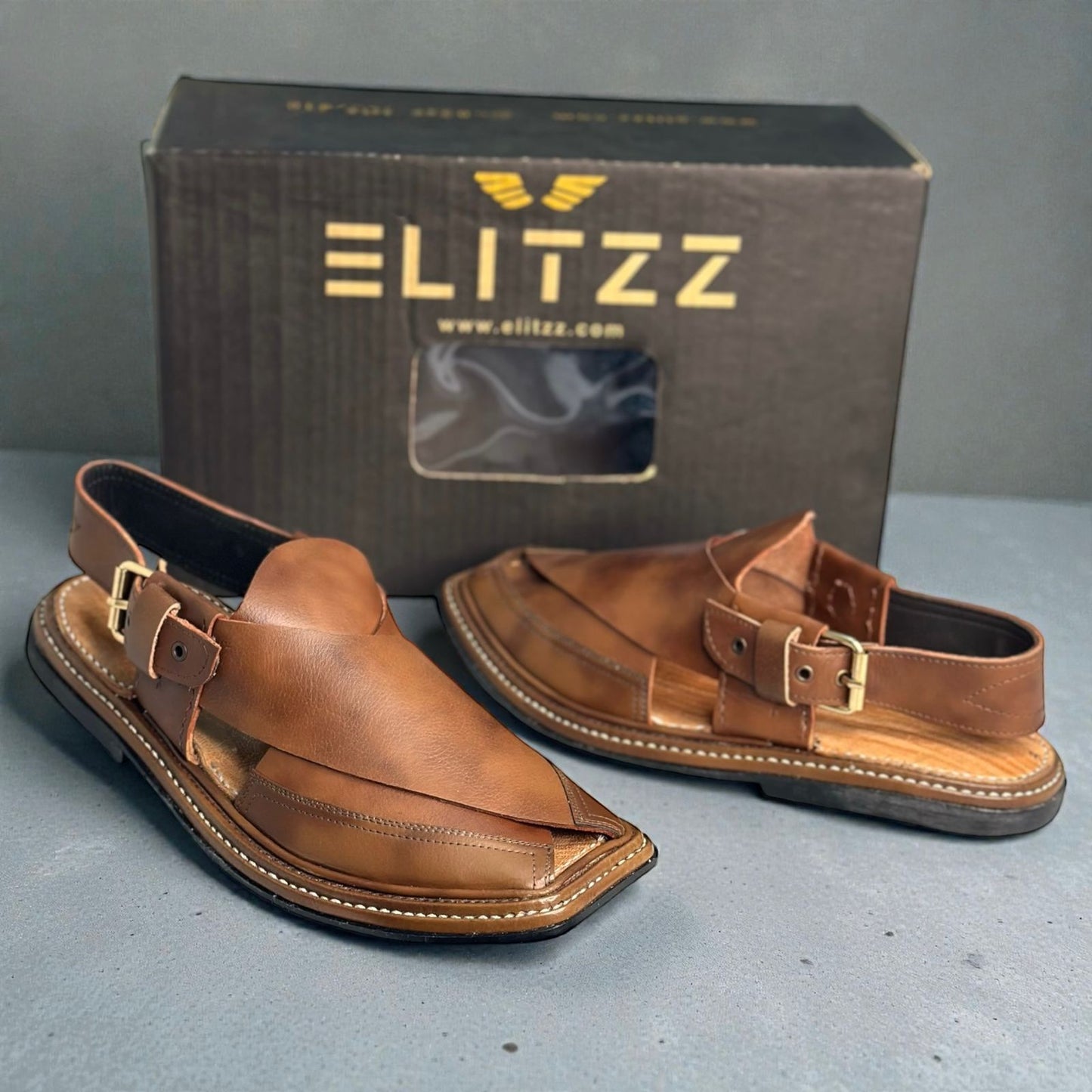 ELITZZ TRIPLE GEAR BROWN DOUBLE SHADE (AZ-016)