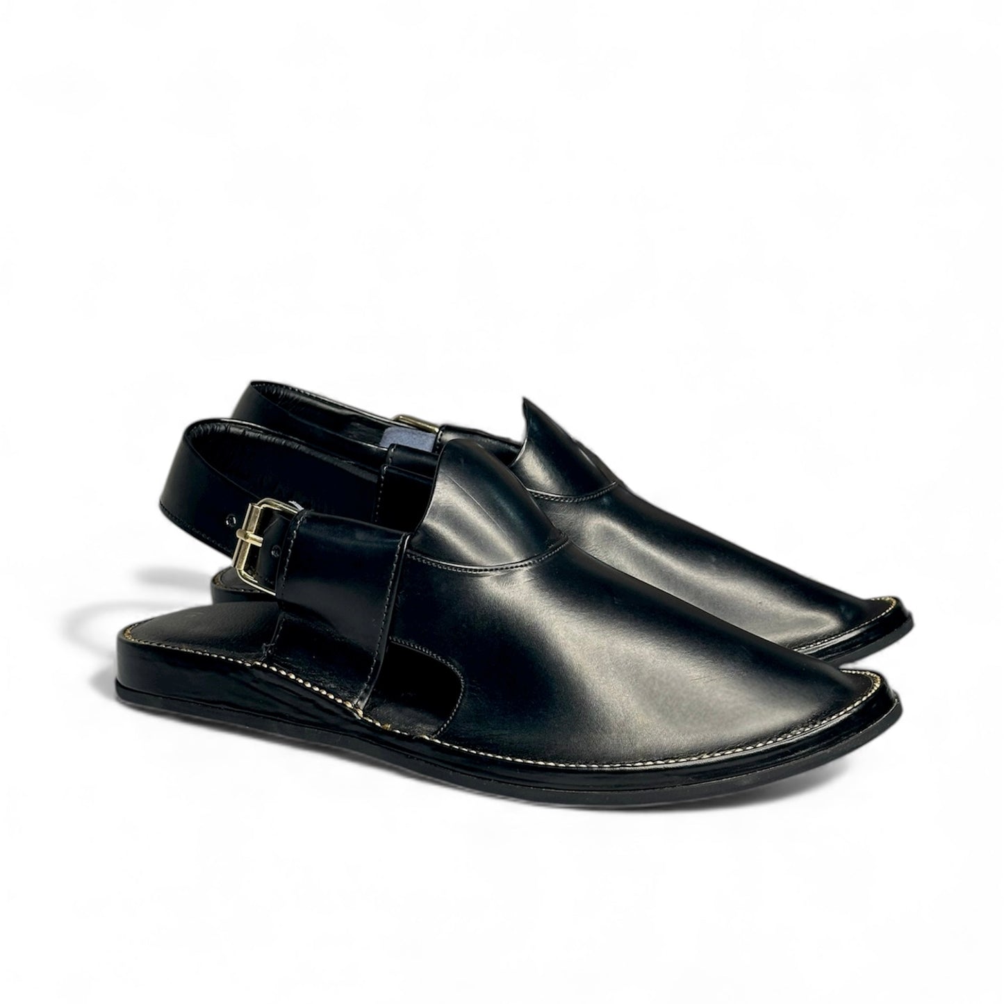 ELITZZ JEANS CHAPPAL BLACK (AZ-021)
