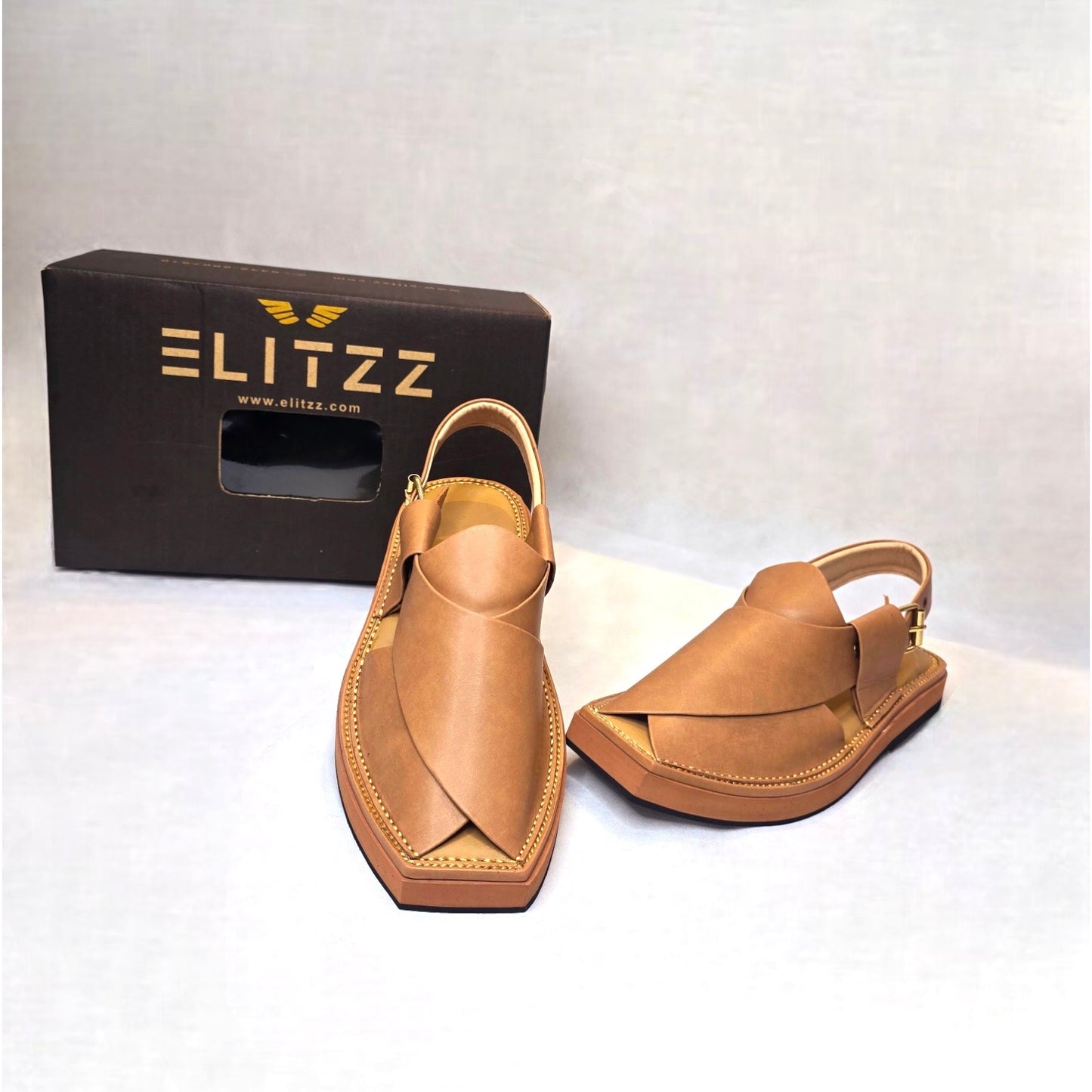 ELITZZ PREMIUM KAPTAAN CAMEL BROWN (AZ-020)