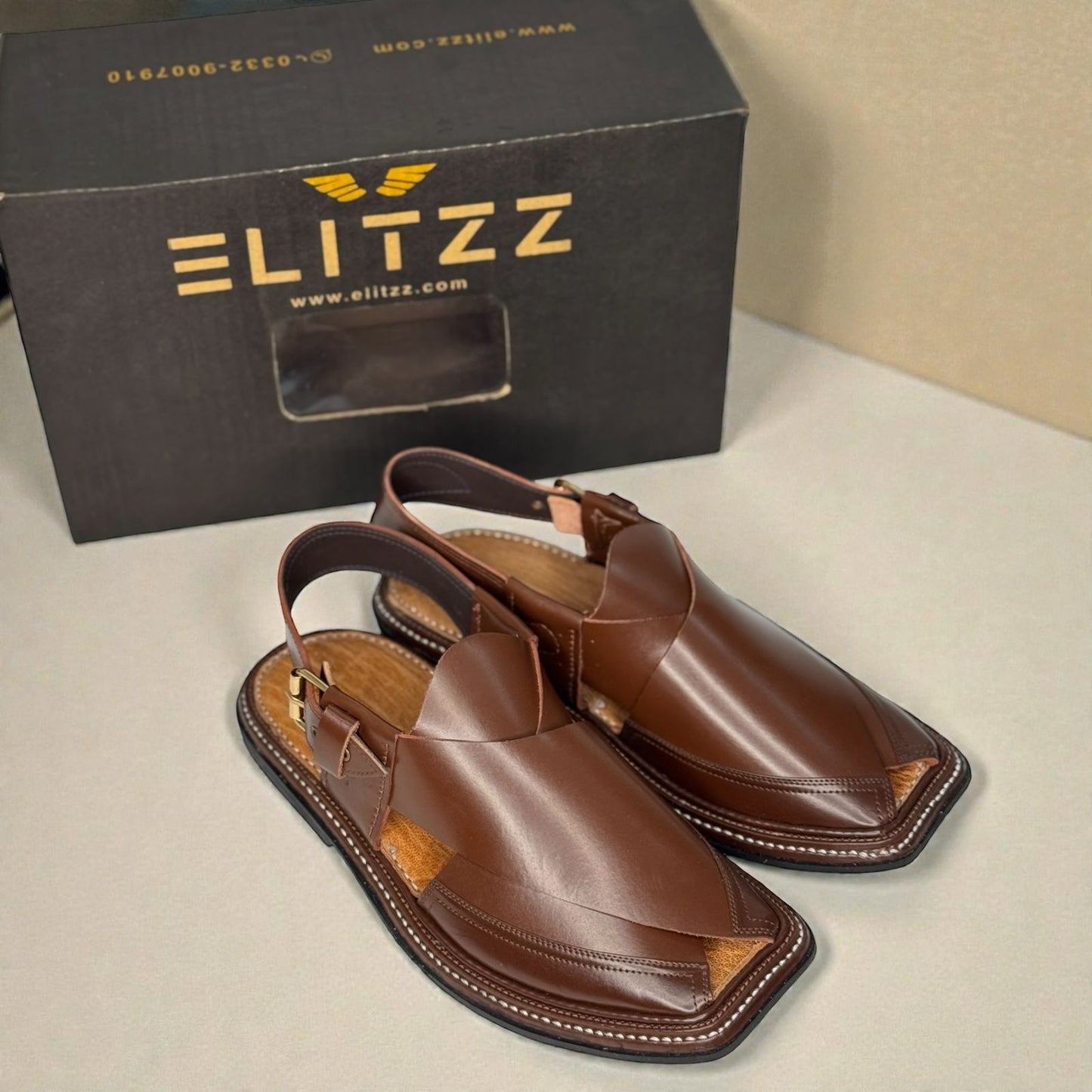 ELITZZ TRIPLE GEAR BROWN (AZ-005)