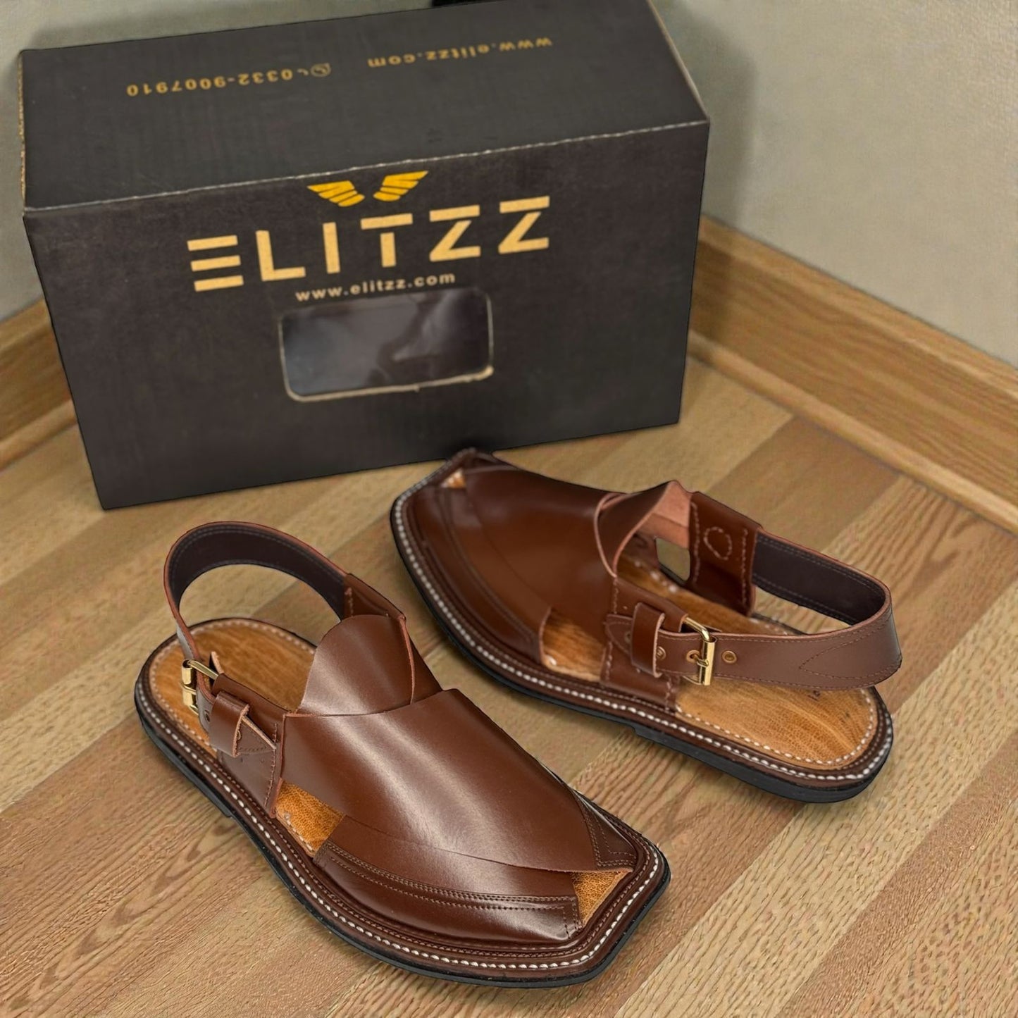 ELITZZ TRIPLE GEAR BROWN (AZ-005)